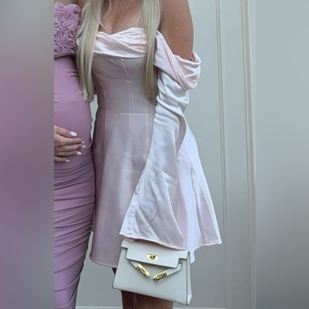 MESHKI Giselle mini dress